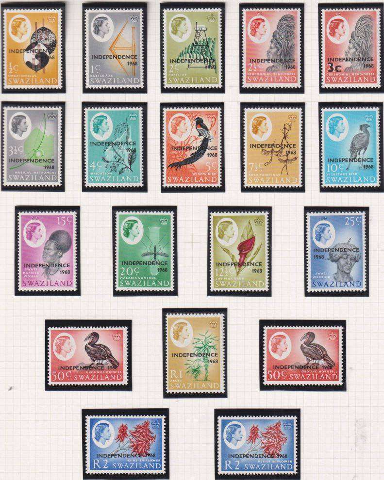 SWAZILAND, TRISTAN, IRELAND, GB, PITCAIRN UNMOUNTED MINT ON PAGES