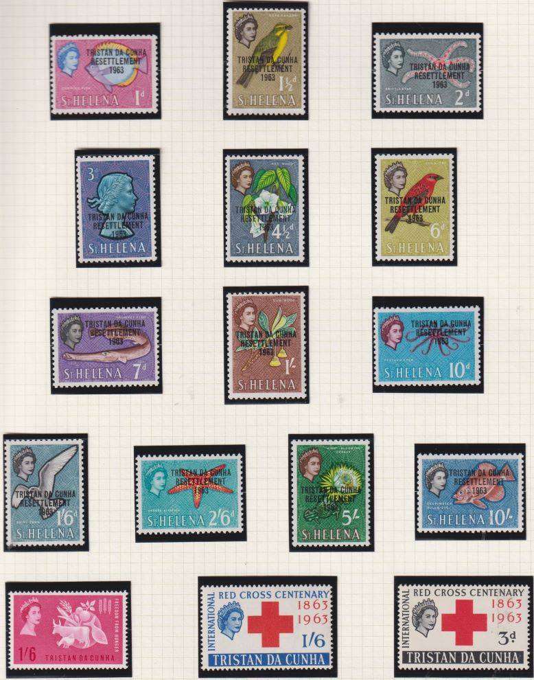 SWAZILAND, TRISTAN, IRELAND, GB, PITCAIRN UNMOUNTED MINT ON PAGES