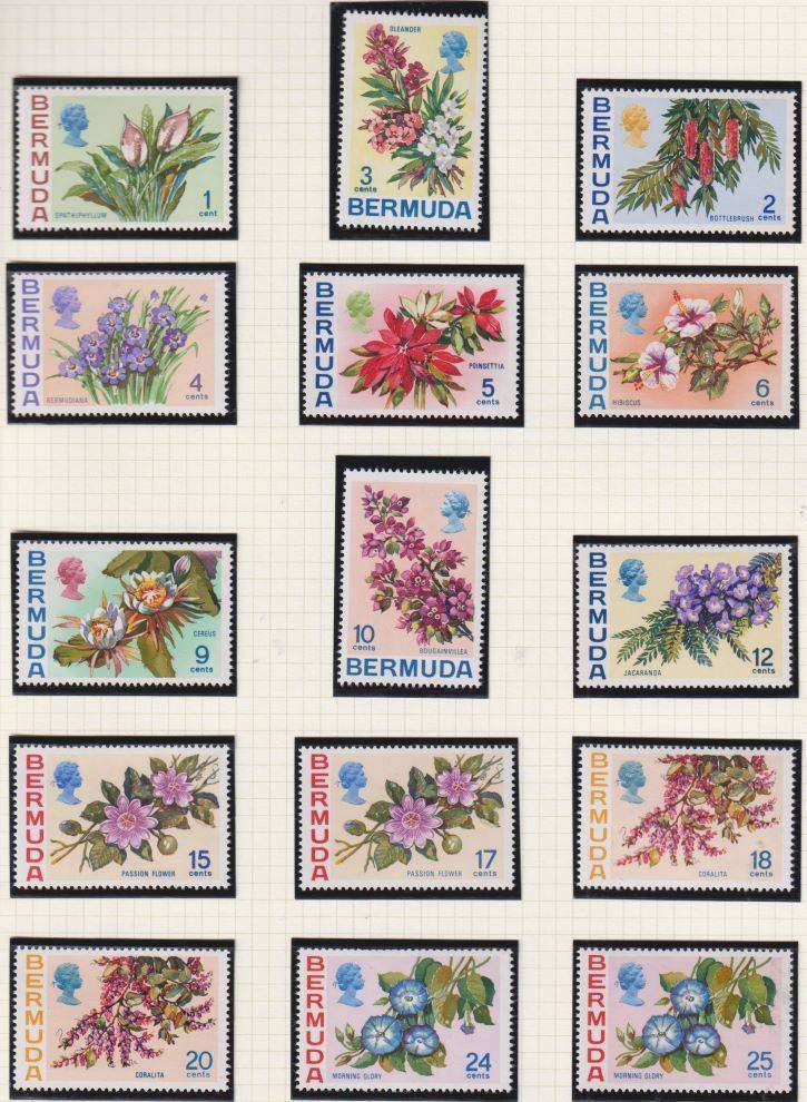 BAHRAIN, BERMUDA, SOLOMON ISLANDS DEFINS UNMOUNTED MINT ON PAGES