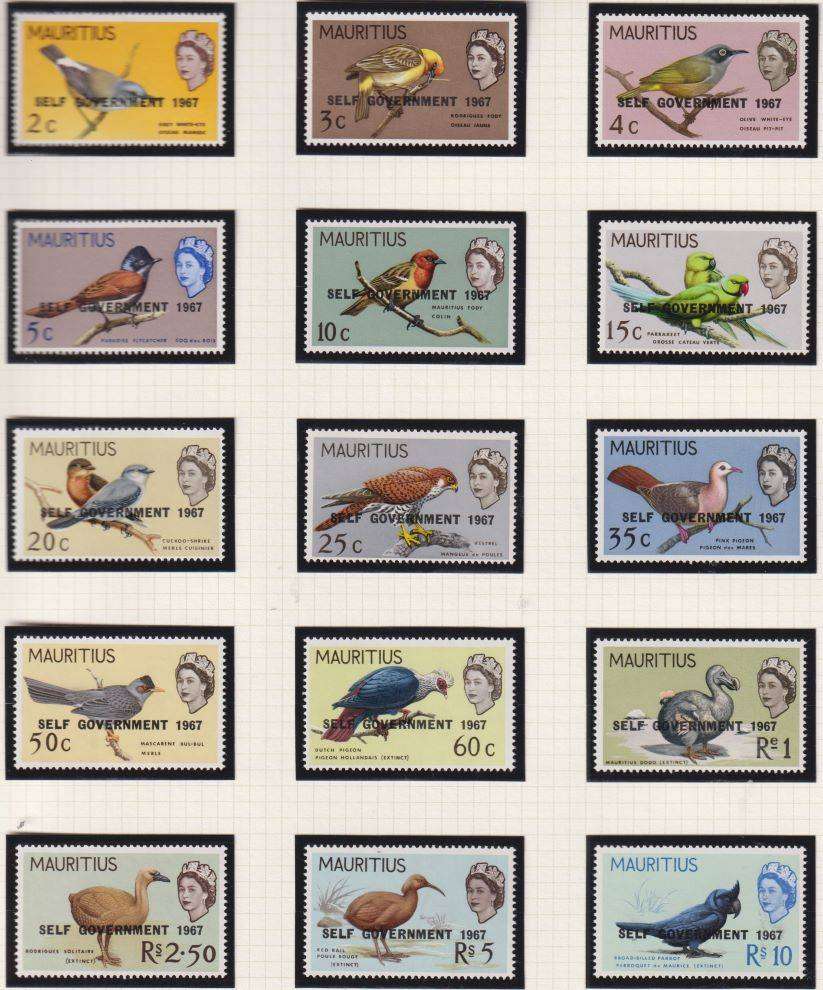 AUS ANTARCTIC, MAURITIUS & NIGERIA  UNMOUNTED MINT ON PAGES