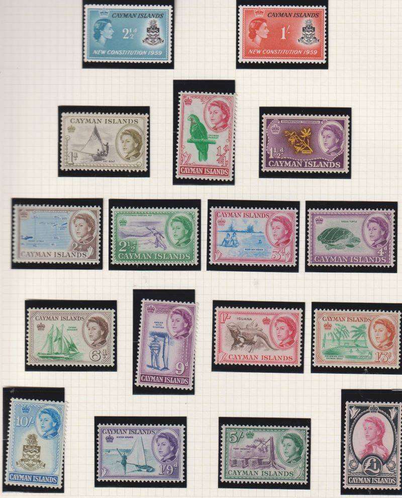 NORFOLK, PAPUA,VIRGIN ISLES, CAYMANS, BERMUDA  UNMOUNTED MINT ON PAGES