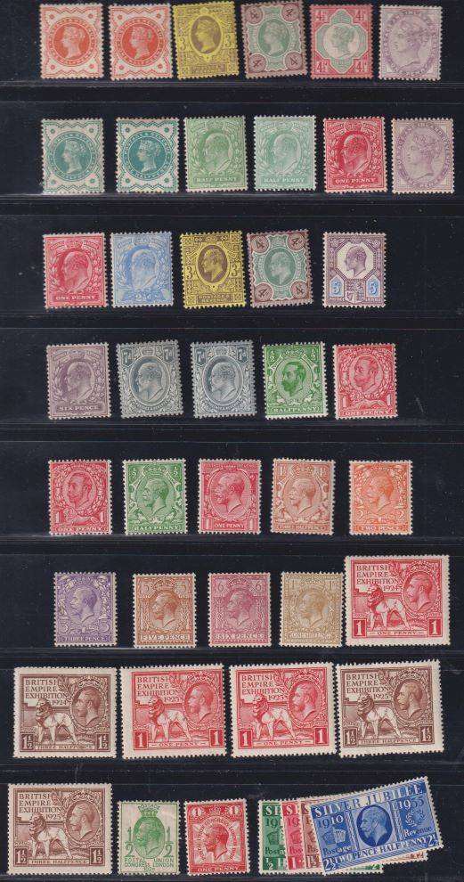 GREAT BRITAIN LOVELY UNUSED/MINT LOT