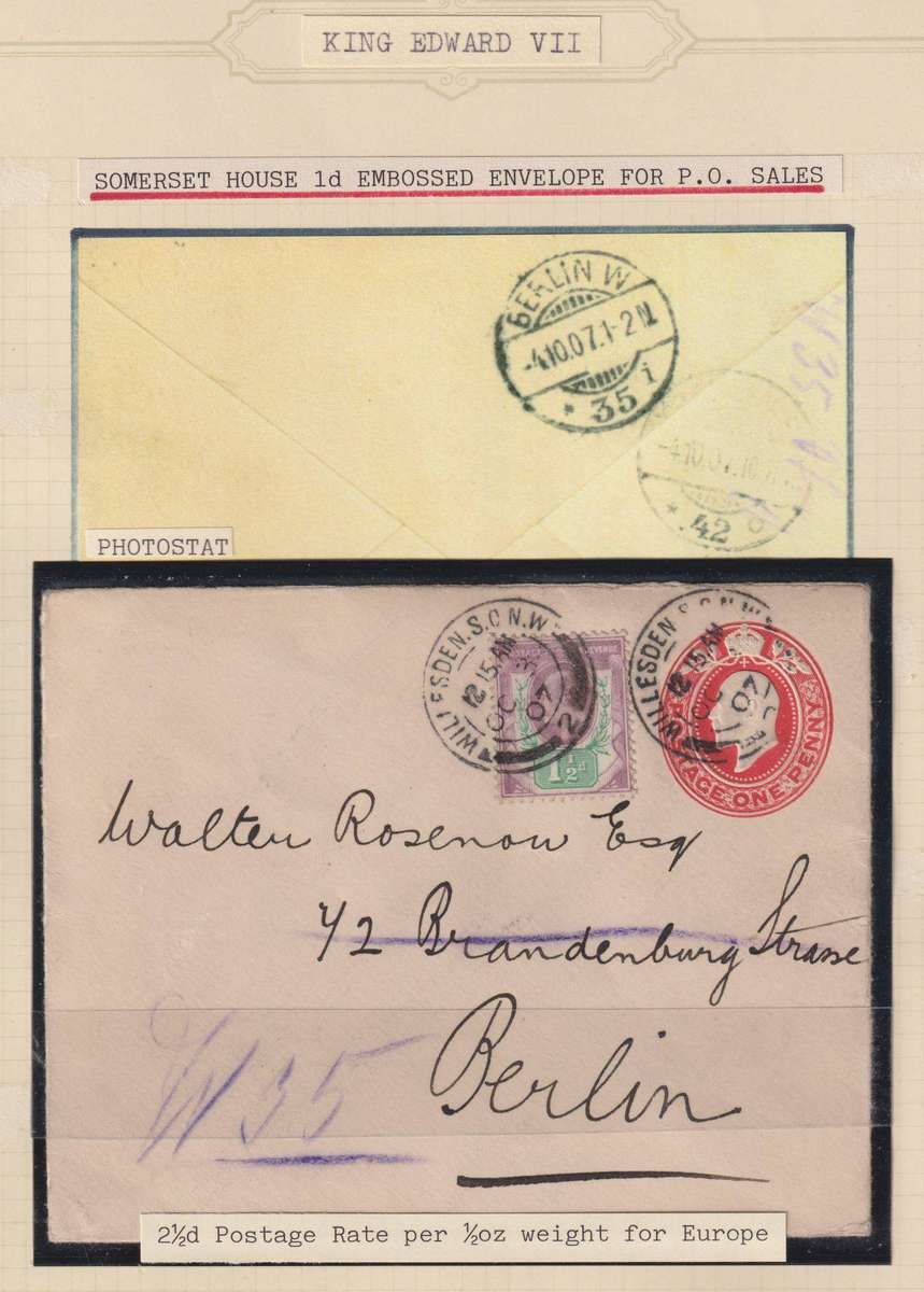 GREAT BRITAIN KEV11 COVERS - A LOVELY LOT