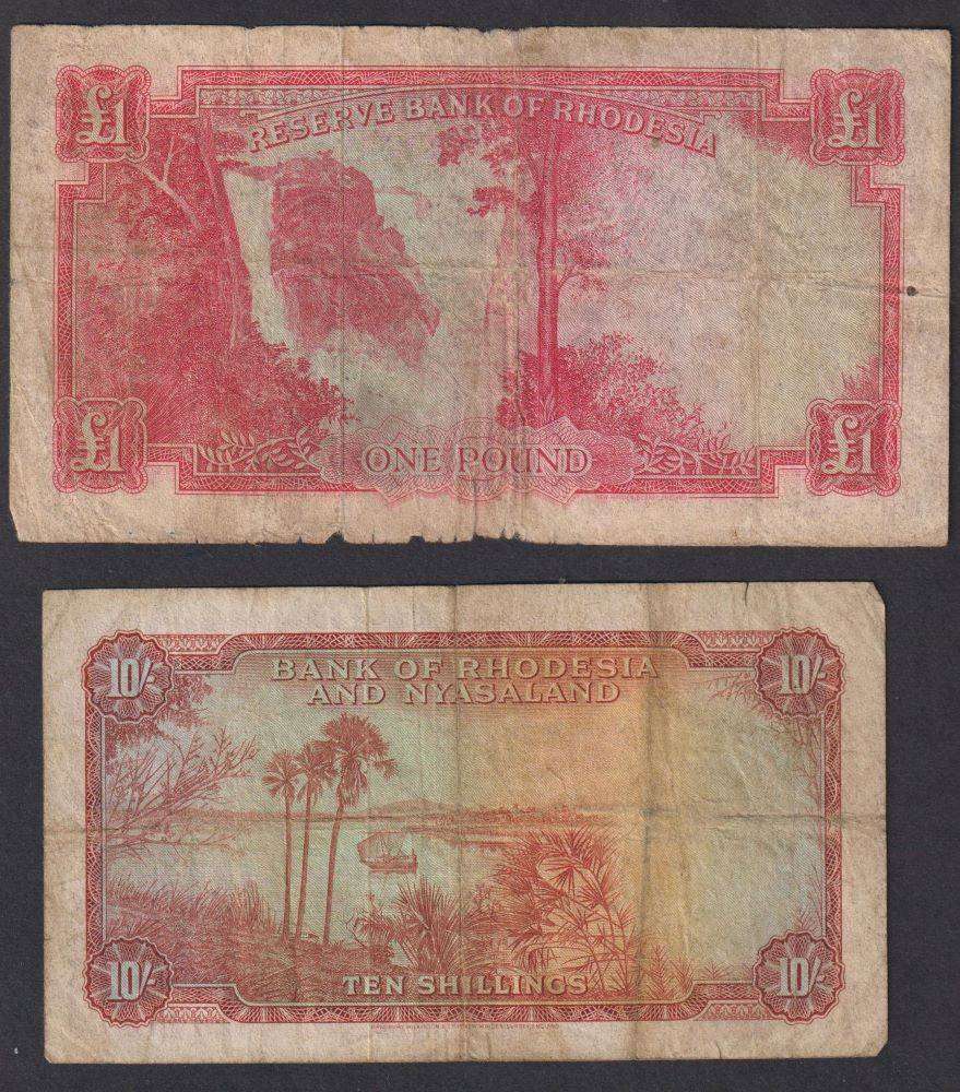 RHODESIA & NYASALAND BANKNOTE COLLECTION