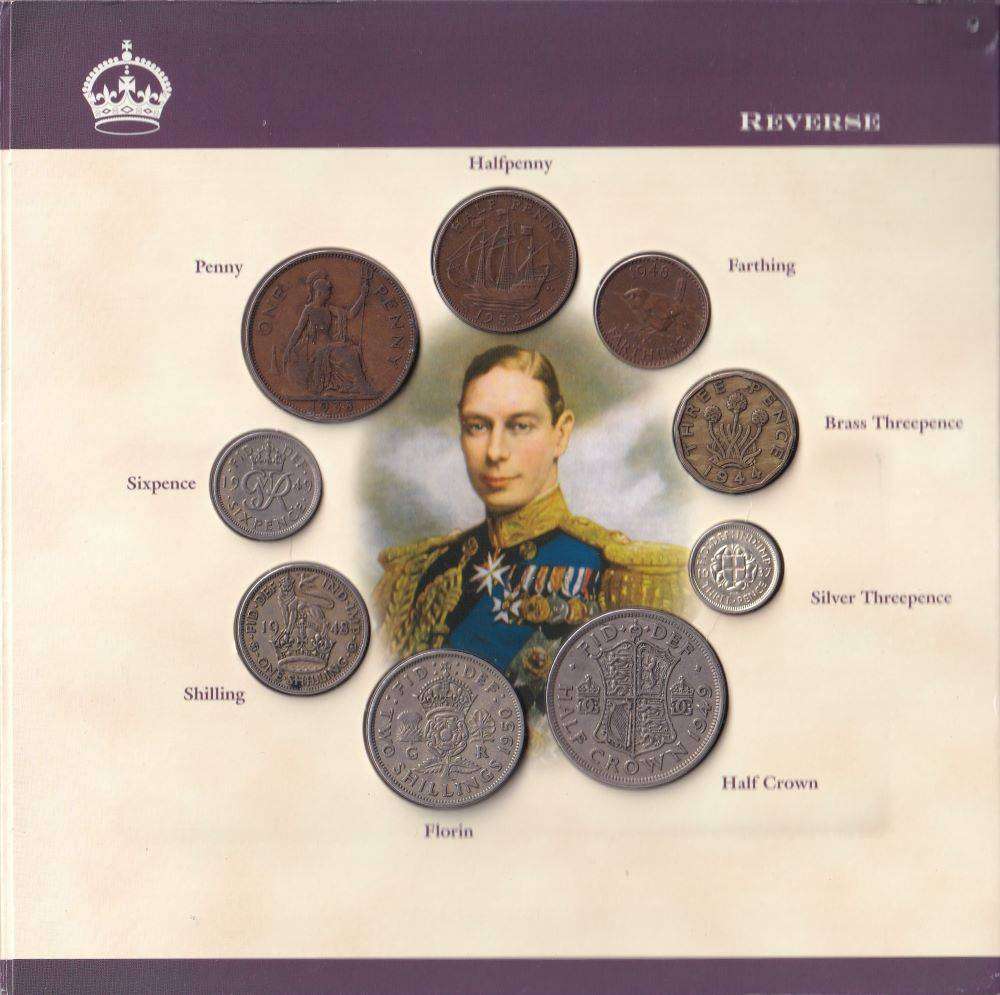 KING GEORGE VI 1937-1952 CORONATION STAMP & £1 NOTE