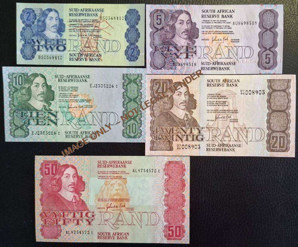 COLLECTION OF GPC DE KOCK   BANKNOTES