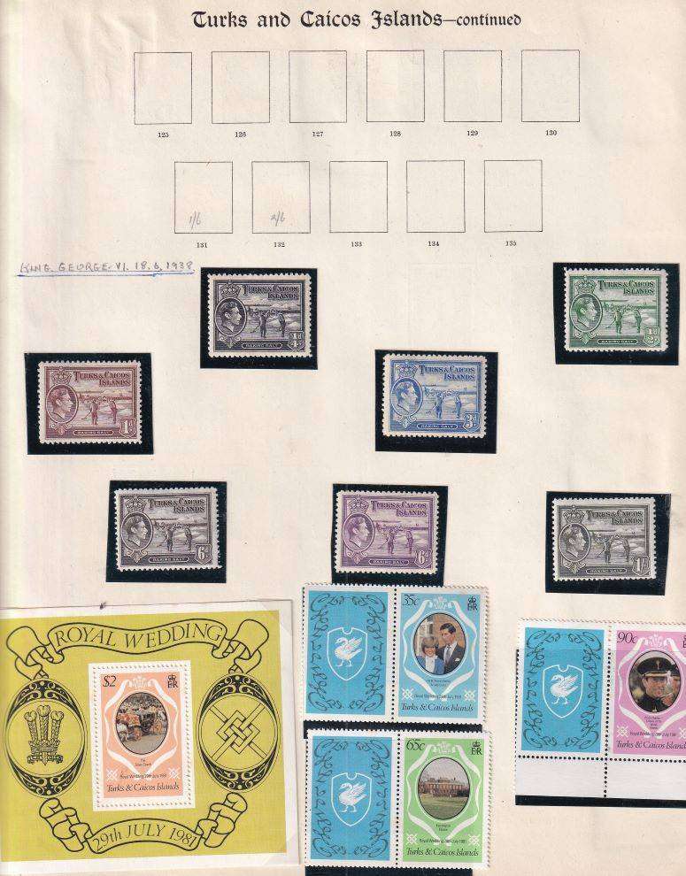 TURKS & CAICOS/VIRGIN ISLANDS  OLD TIME COLLECTION ON PAGES/PART PAGES