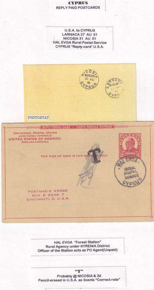 CYPRUS "TOO LATE" COVERS, REPLY CARDS - WRITTEN UP COLLECTION - SUPERB!