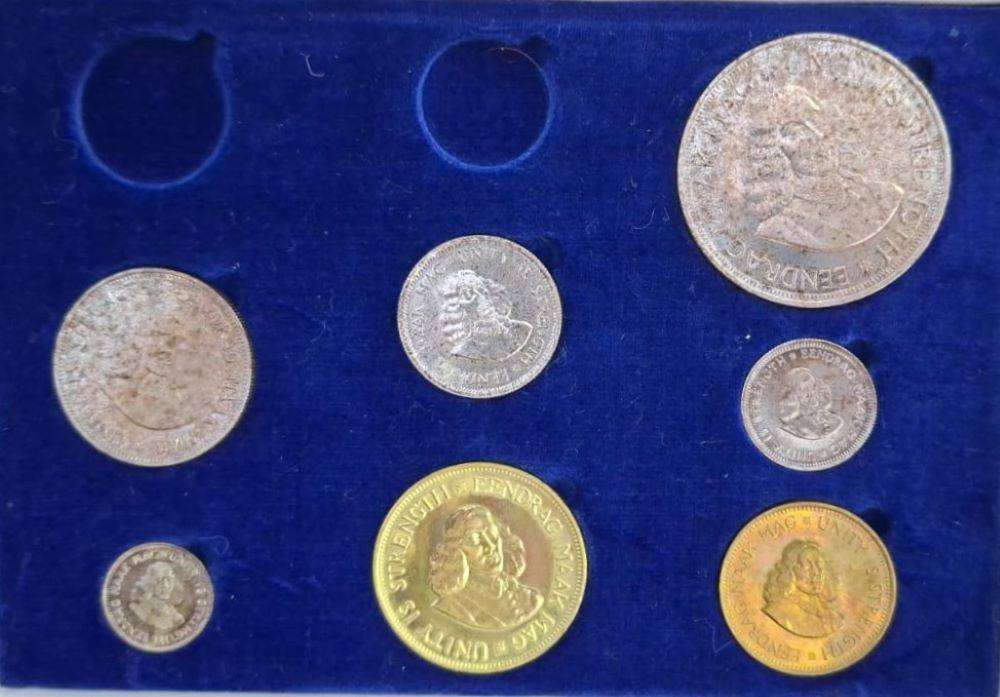 1961 LONG PROOF SET - NO GOLD
