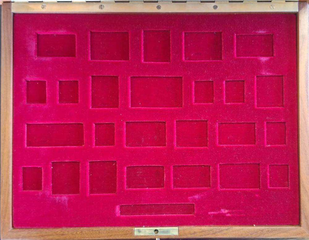 Empty Commemorative Box - Silver Stamps