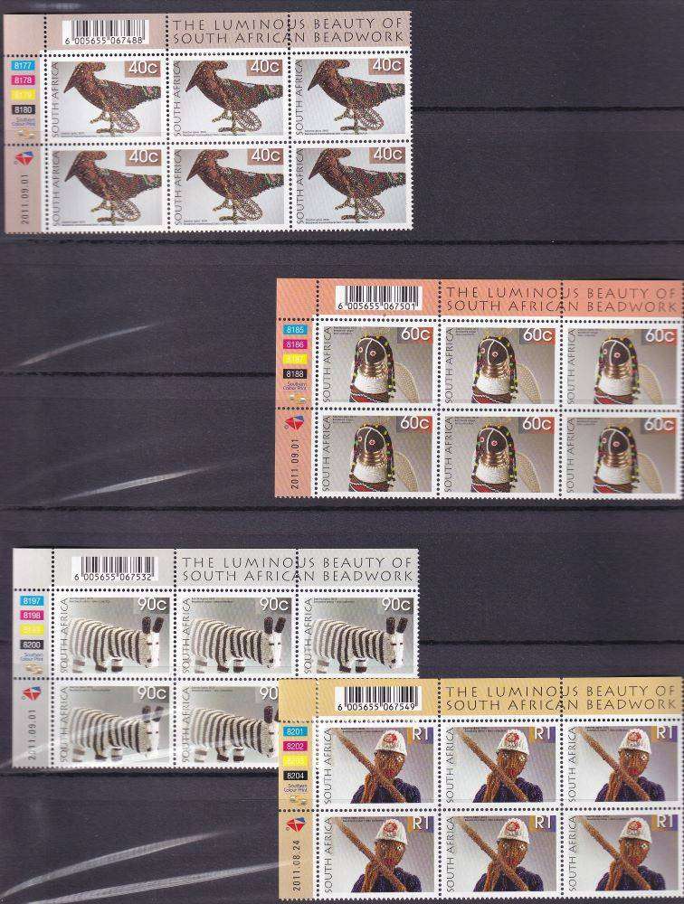 RSA 8th DEFINITIVE BEADWORK CONTROL BLOCKS & STRIPS - UM - HIGH CV