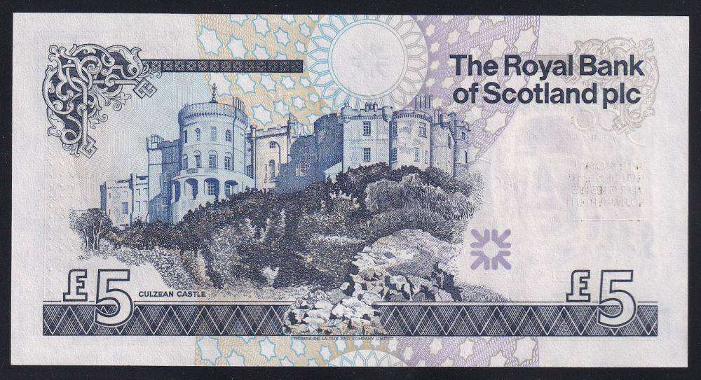 GREAT BRITAIN ROYAL BANK OF SCOTLAND UNCIRCULATED 2005 £5