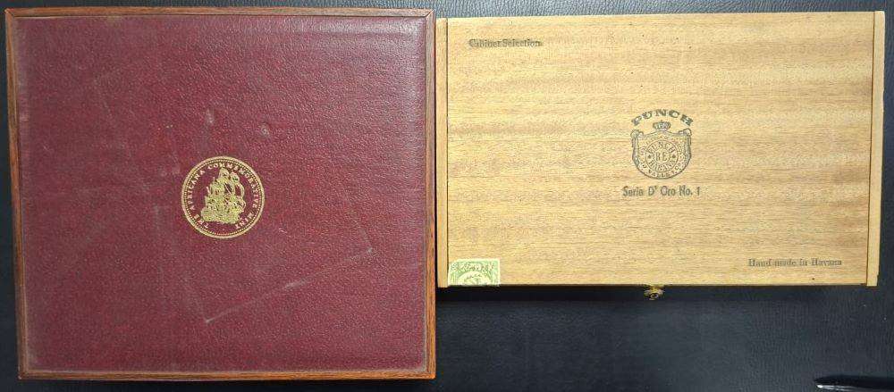Empty Commemorative Boxes - Coins and Commemorative Silver Stamps