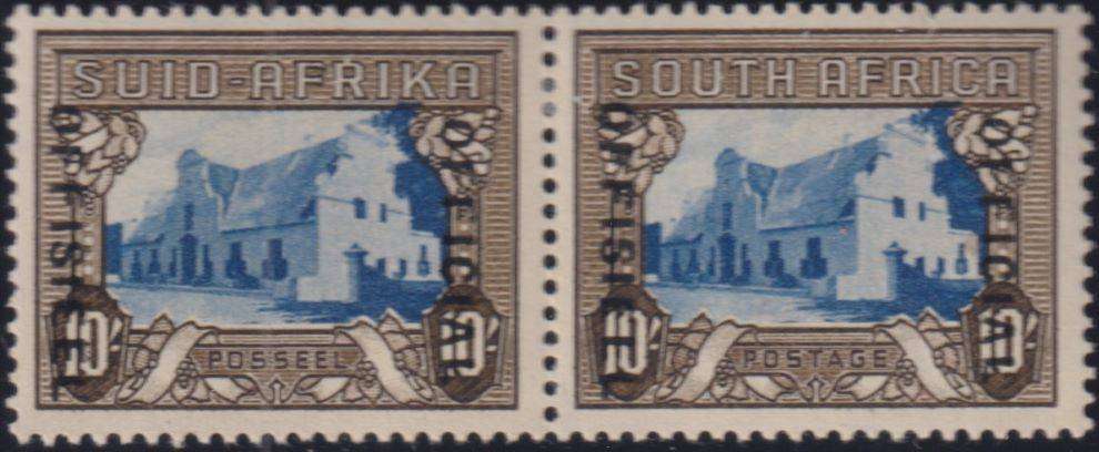 SA 1935 10/- OFFICIAL SUPERB MINT - SACC O34 CV R2000 (FOR UM)