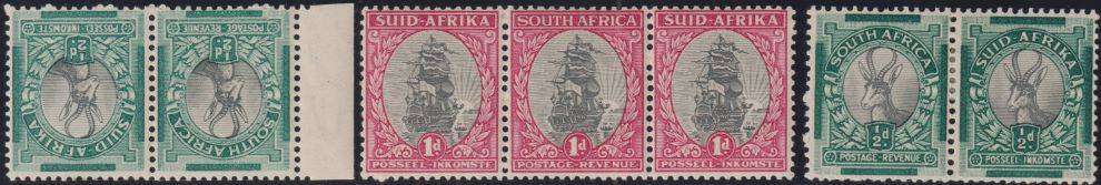 SA 1933-48 "BROKEN CHIMNEY" & SCARCE COIL STAMPS MINT