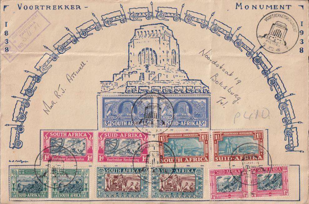 SA HUGUENOT & VOORTREKKER FDCS