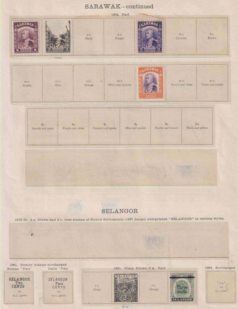 BRITISH COMMONWEALTH "S" COUNTRIES COLLECTION ON PAGES