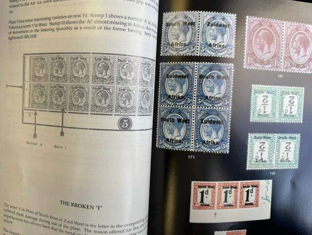 OVERPRINTED STAMPS OF SOUTH WEST AFRICA - BECKER - SIGNED EDITION - SCARCE!