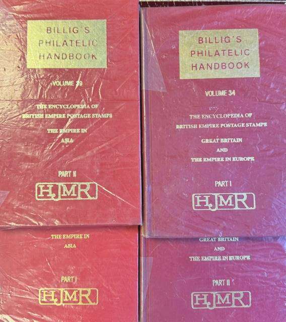 BILLIG'S PHILATELIC HANDBOOKS- 7 VOLUMES - SUPERB INFORMATION