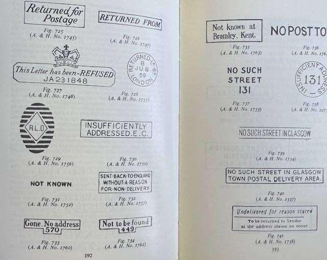 BRITISH POSTMARKS BY ALCOCK & HOLLAND