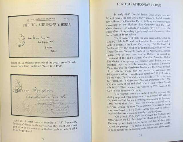 ANGLO BOER WAR - THE CANADIAN CONTINGENT POSTAL HISTORY