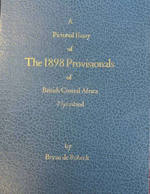 NYASALAND  BCA PROVISIONAL ISSUES BY DE ROBECK