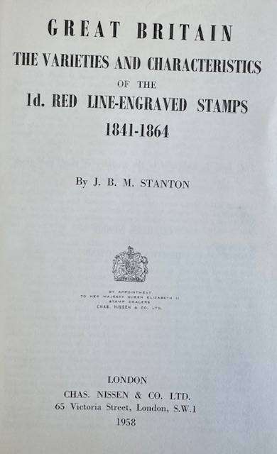 GB 1d RED VARIETIES - 1958 EDITION - FOR THE SPECIALIST