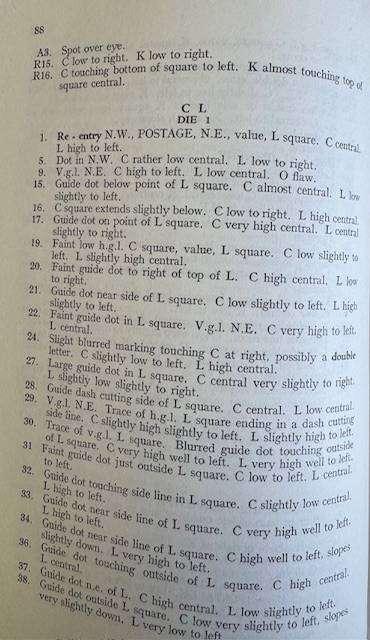 GB 1d RED VARIETIES - 1958 EDITION - FOR THE SPECIALIST