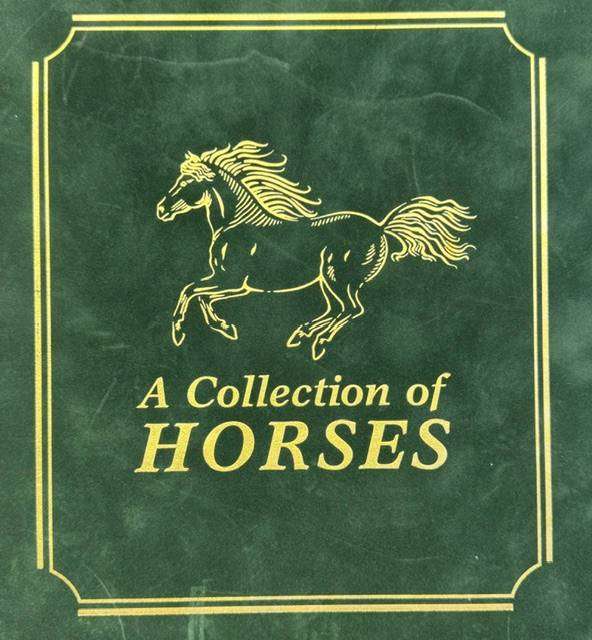 FABULOUS COLLECTION OF 99 HORSES FDC'S IN 2 BINDERS