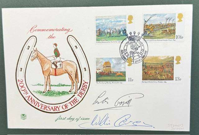 FABULOUS COLLECTION OF 99 HORSES FDC'S IN 2 BINDERS