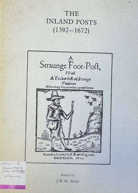 GB THE INLAND POSTS 1932-1692 -  RARE BOOK!