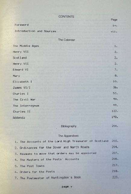 GB THE INLAND POSTS 1932-1692 -  RARE BOOK!