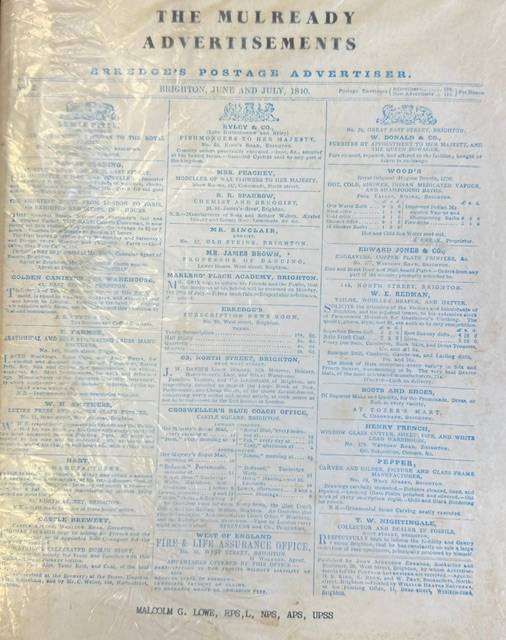 GREAT BRITAIN-THE MULREADY ADVERTISEMENTS