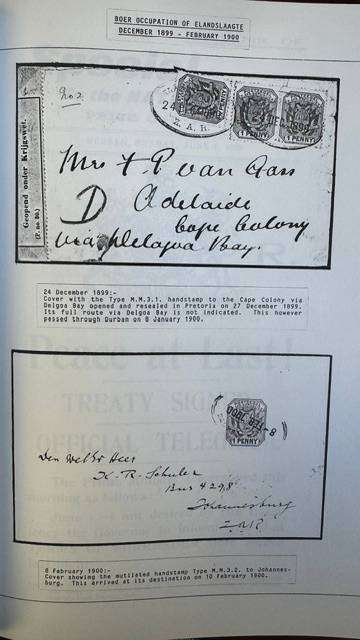 NATAL BOUND COPY OF AWARD WINNING STAMP & POSTAL HISTORY COLLECTION