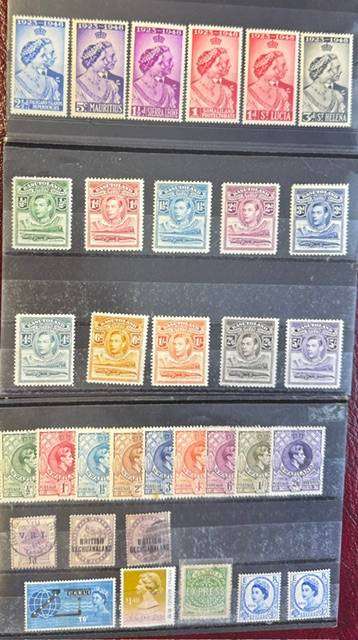 BRITISH COMMONWEALTH ODDMENTS ON CARDS M/UM