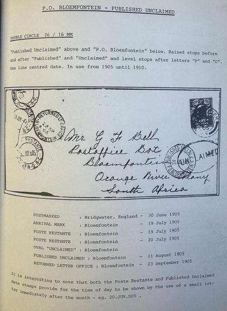 ORANGE FREE STATE POSTAL HISTORY - A MUST FOR ANY COLLECTOR