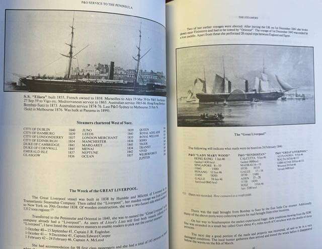 POSTAL HISTORY OF THE P & O TO THE PENINSULA - EXCELLENT