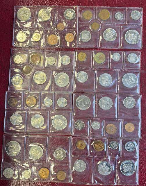 RSA UNCIRCULATED COINS 1970'S - 1990'S