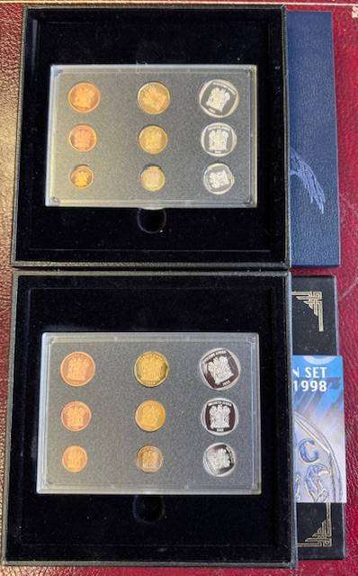 RSA 1994,5,6,8 PROOF SETS IN CASES AS ISSUED