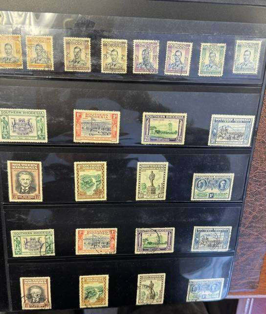RHODESIA NICE MINT & USED LOT ON STOCK PAGES