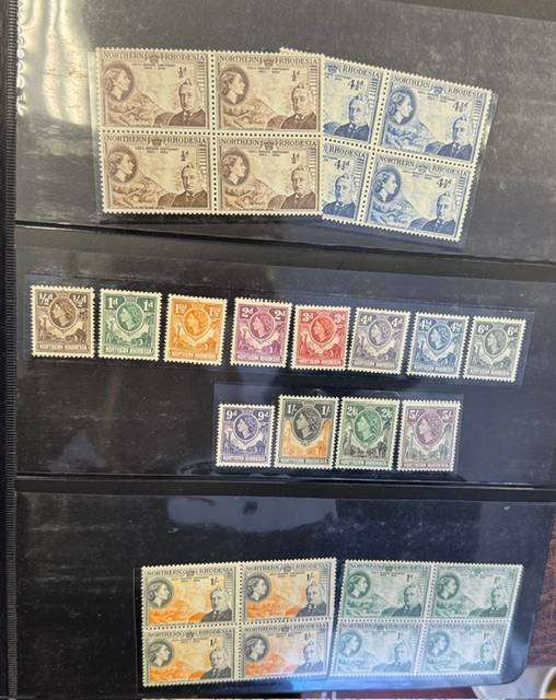 RHODESIA NICE MINT & USED LOT ON STOCK PAGES