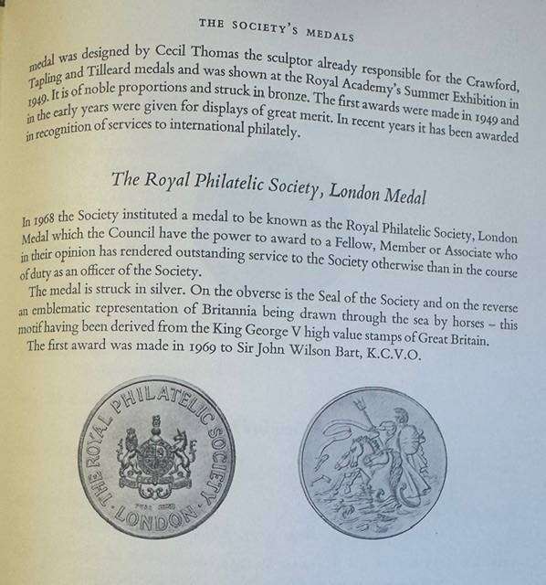 THE ROYAL PHILATELIC SOCIETY - A HISTORY - EXCELLENT