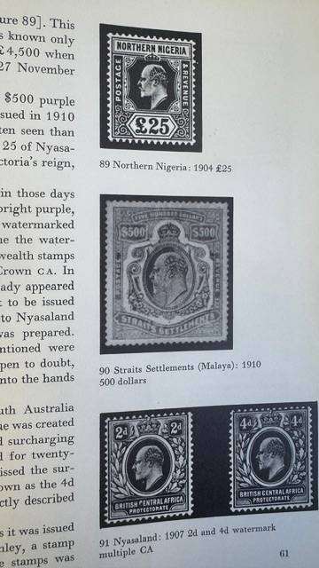 WORLD'S RAREST STAMPS - COLOUR & B & W