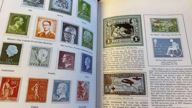 STANLEY GIBBONS BOOK ON STAMP COLLECTING FULL COLOUR