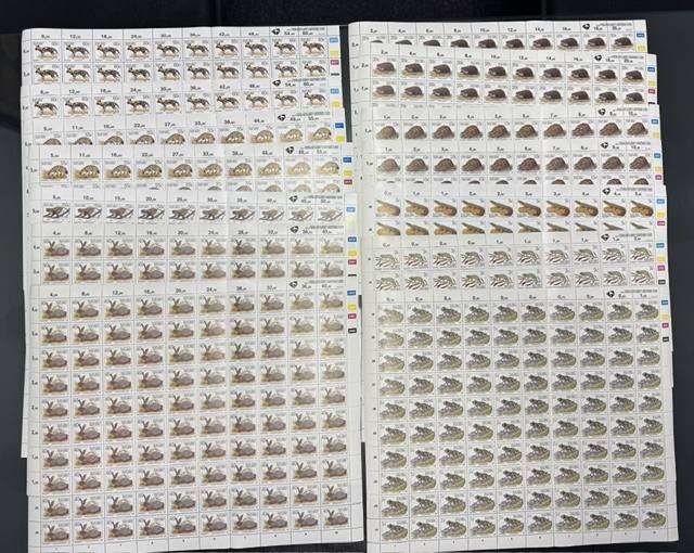 RSA 7th DEFINITIVE COMPLETE SHEETS OF 100 - FACE VALUE BETWEEN R4000-R5000