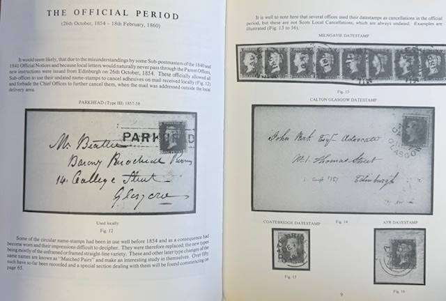 GREAT BRITAIN-SCOTS LOCAL CANCELLATIONS