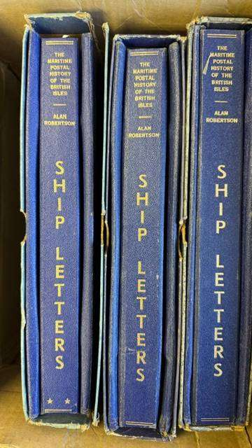 MARITIME POSTAL HISTORY OF THE BRITISH ISLES - 3 VOLUMES- SUPERB!