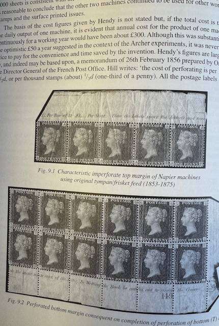 STAMP PERFORATION-THE SOMERSET YEARS  - SUPERB