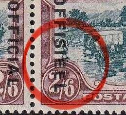 SA 1930 2/6 OFFICIAL MINT WITH "DIAERESIS" ON BOTH "E"s SACC 20cb CV R50,000