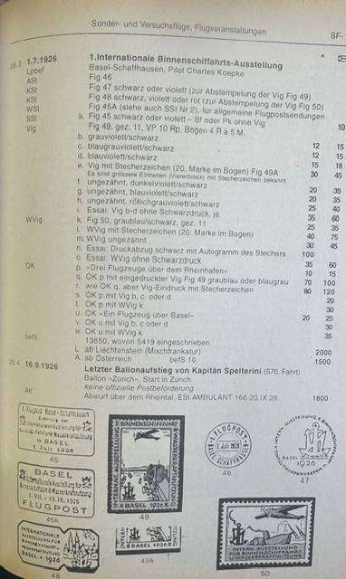 SWITZERLAND AIRMAIL HANDBOOK - A MUST FOR THE SPECIALIST